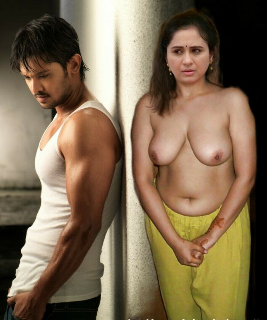 Devayani Topless Nude Boobs Naked Navel Pose With Brother Desi Fakes