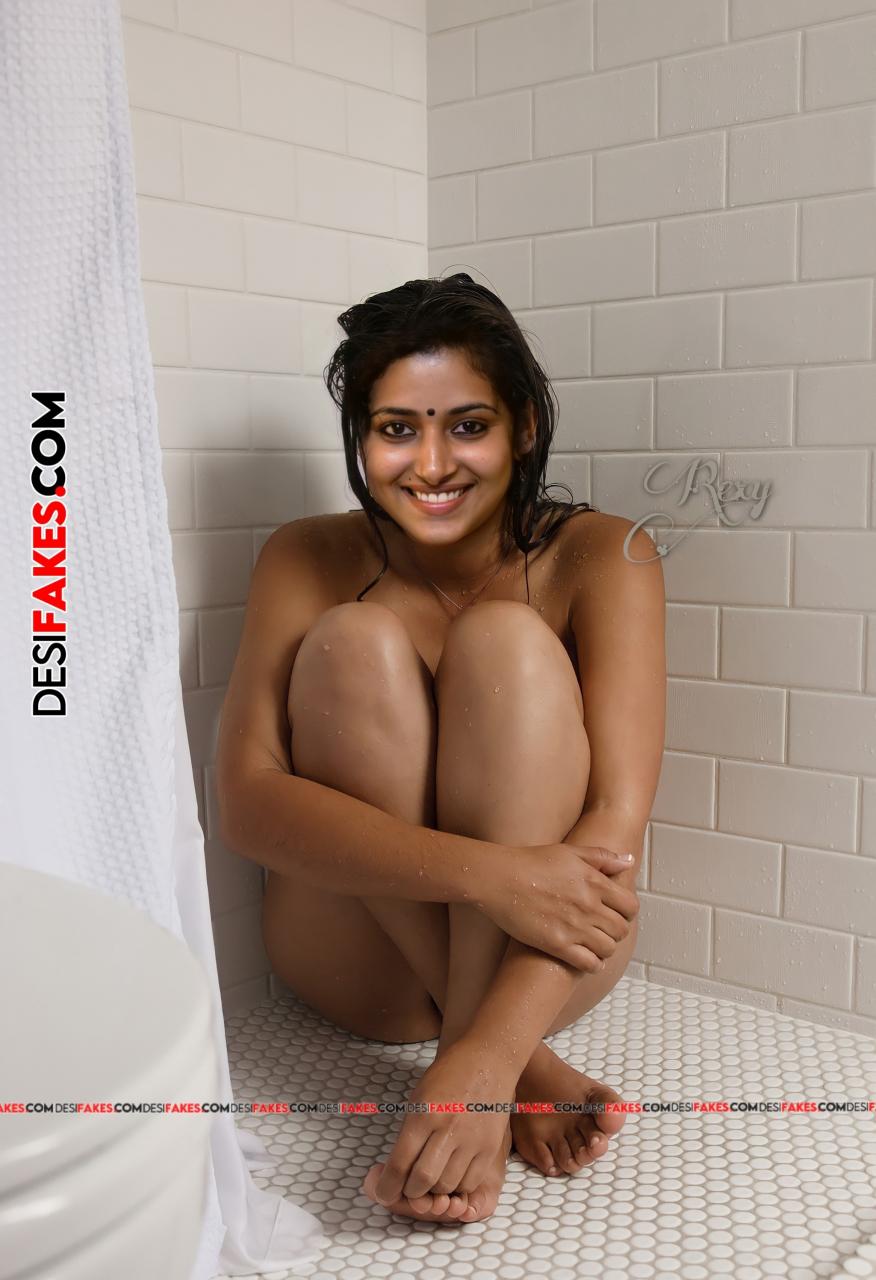 Nude heroine Anu Sithara naked bathroom photoshoot no dress