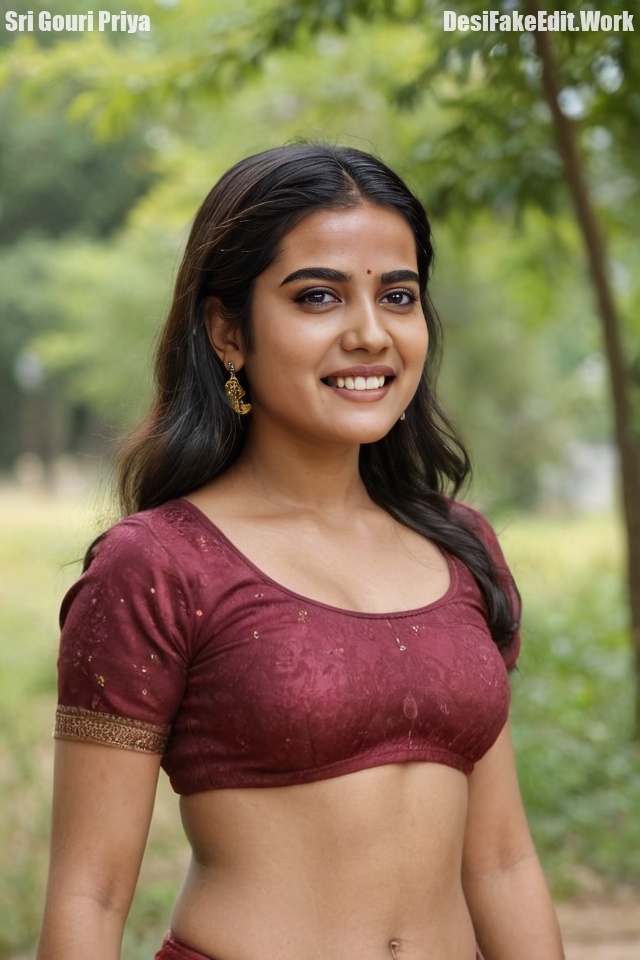 Sri Gouri Priya Dress Removed photos Tv actress boob show